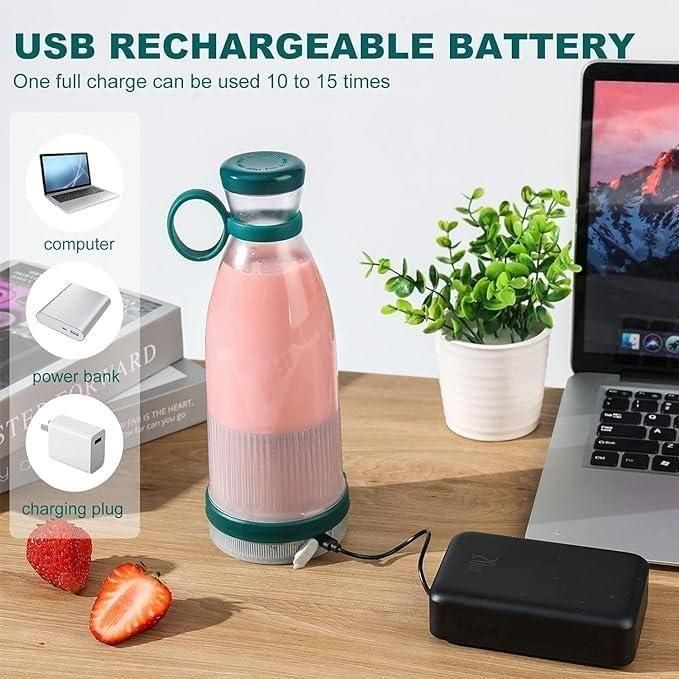 Modern Picks Portable Mini Juice Blender USB Rechargeable Mixer Juicer