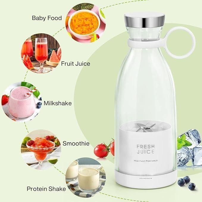 Modern Picks Portable Mini Juice Blender USB Rechargeable Mixer Juicer