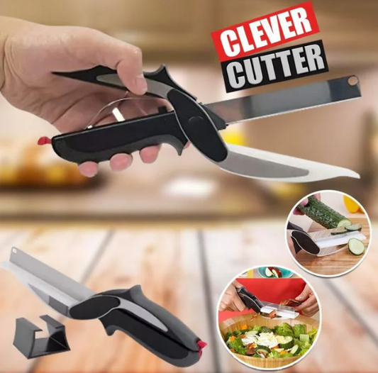 Clever Cutter - 2 in 1 Kitchen Knife / Cleaver Cutters